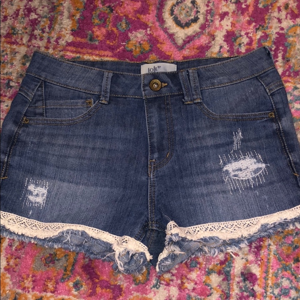 jean shorts